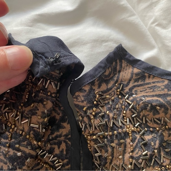 Anthropologie TINY Chione Beaded Jumpsuit Size Medium - Picture 13 of 13